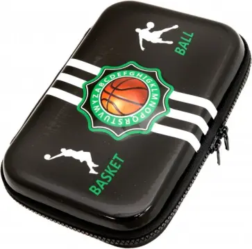 Пенал с откидной планкой "Basketboll" (одно отделение, без наполнения, в ассортименте) (M-9481) обложка книги