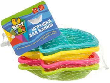 Игровой набор для купания "ЛОДОЧКИ" 4 штуки (ВВ3480) обложка книги