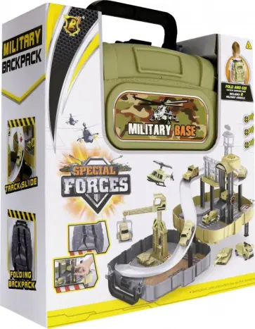 Трек "Военная база" в рюкзаке (P865-A) обложка книги