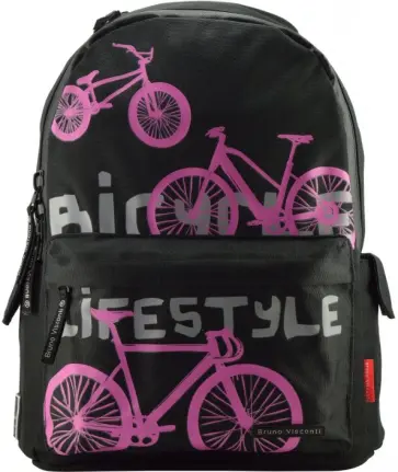 Рюкзак молодежный "Велосипеды 2" (черный) (12-003-062/01) обложка книги