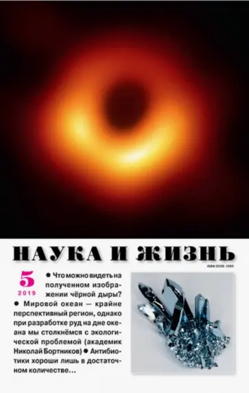 Журнал "Наука и жизнь" № 5. 2019 обложка книги