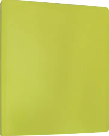 Папка на 4 кольцах А4 "Neon" желтая (DNE0740/4RYEL) обложка книги