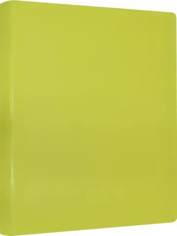 Папка Neon желтая, 20 вкладышей, А4 обложка книги