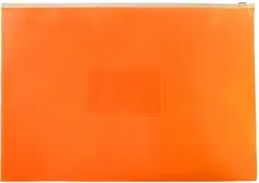 Папка на молнии ZIP А4 "Neon" оранжевая (DNEBPM4AOR) обложка книги