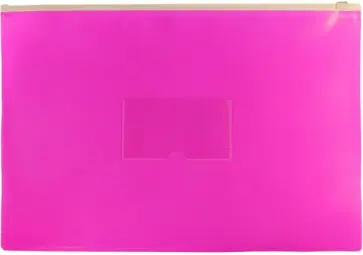 Папка на молнии ZIP А4 "Neon" розовая (DNEBPM4APINK) обложка книги