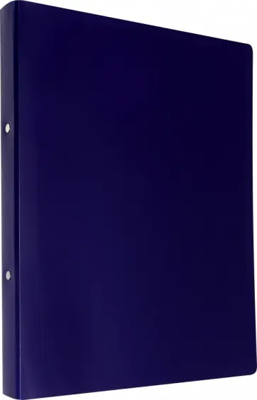 Папка на 2 кольцах "DeLuxe" (А4, черничный) (DL0740/2BBERRY) обложка книги