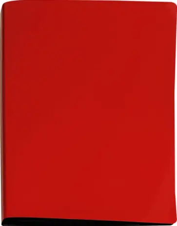 Папка с зажимом А4 "DeLuxe" красная Папка с зажимом А4 "DeLuxe" красная обложка книги