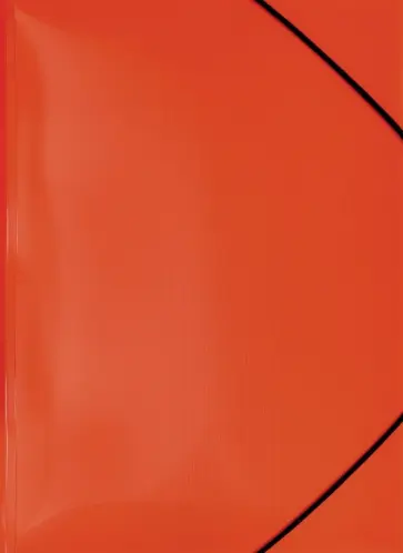 Папка на резинке "DeLuxe", А4, красная (DL510RED) Папка на резинке "DeLuxe", А4, красная (DL510RED) обложка книги