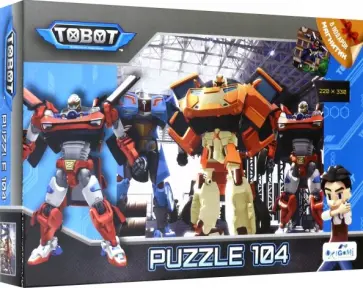 Тоботы. Пазл-104 "Мощь Тоботов" (04334) обложка книги
