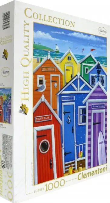 Пазл-1000 "Домики у моря" (39327) обложка книги