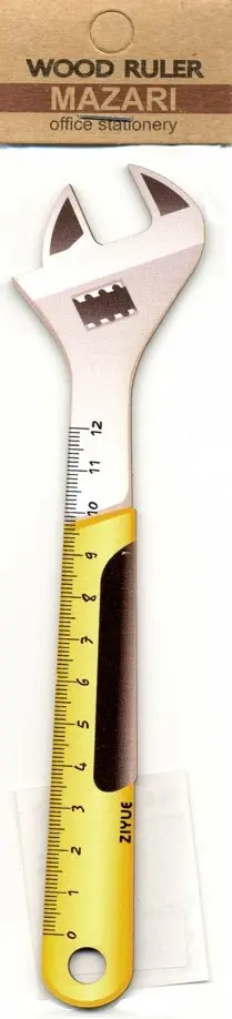 Линейка деревянная "Tooling" (12 см) (M-9734) обложка книги