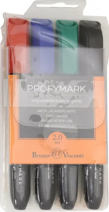 Набор маркеров "PROFYMARK" 4 цвета (22-0047) обложка книги