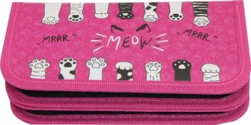 Пенал 2 отделения  "КОШАЧЬИ ЛАПКИ" (ПН-3971) обложка книги