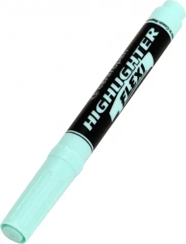 Текстовыделитель "FLEXY" (мятный, клиновидный) (8542/01) обложка книги