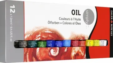 Краски маслянные 12 цветов, 12 мл "Daler Rowney" (118500100) обложка книги