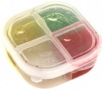 Масса для лепки "Glitter" (4 цвета) (M-9817) обложка книги