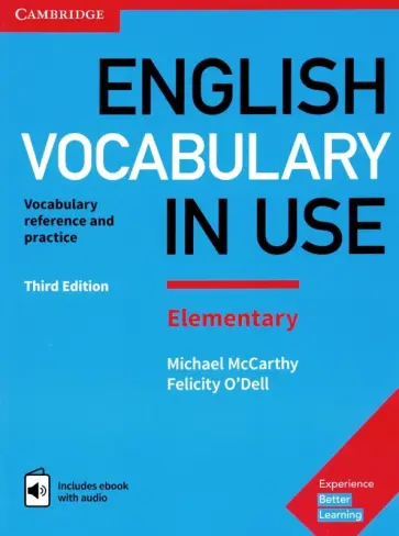McCarthy, O`Dell - English Vocabulary in Use. Elementary. Third Edition. Book with Answers and Enhanced eBook McCarthy, O`Dell - English Vocabulary in Use. Elementary. Third Edition. Book with Answers and Enhanced eBook обложка книги