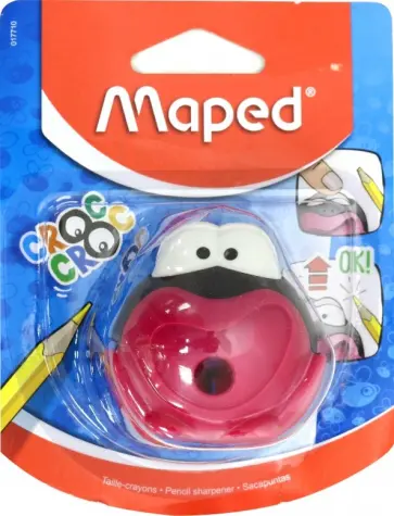 Точилка с контейнером "Croc Croc Signal" (1 отверстие, в ассортименте) (017710) обложка книги