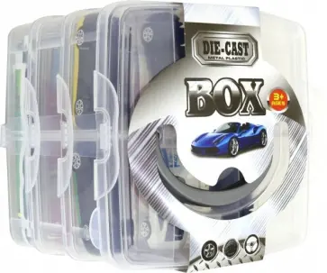 Набор "Машинки металлические", с аксессуарами, 6 штук. 1:64 (JH933-K6) обложка книги