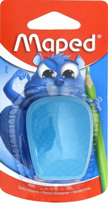 Точилка с контейнером "Pulse" (1 отверстие, в ассортименте) (071451) обложка книги