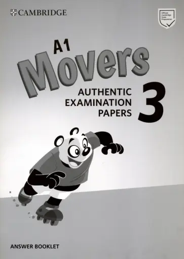 A1 Movers 3. A1. Answer Booklet. Authentic Examination Papers обложка книги