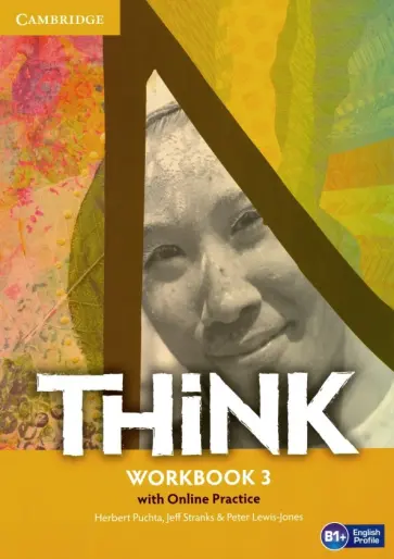 Puchta, Stranks - Think. Level 3. B1+. Workbook with Online Practice обложка книги