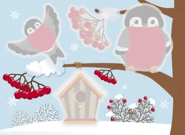 Многоразовые водные раскраски. Выпуск 8 "Снегири" обложка книги