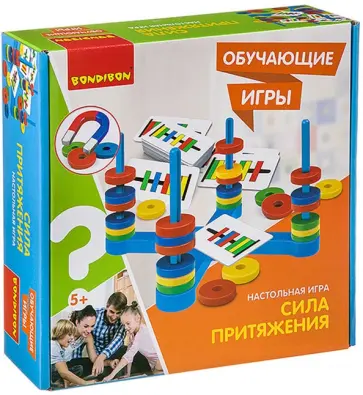 Игра настольная обучающая "Сила притяжения" (ВВ3450 обложка книги