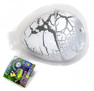 Мега-яйцо с растущим динозавром, 10 см, поштучно обложка книги