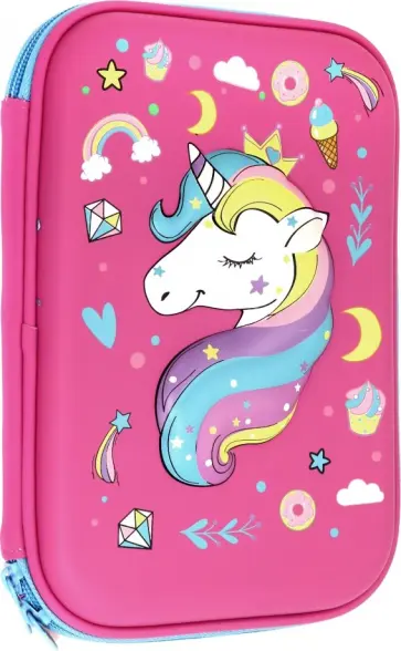 Пенал с откидной планкой "Mira" (одно отделение, без наполнения) (M-9504) обложка книги