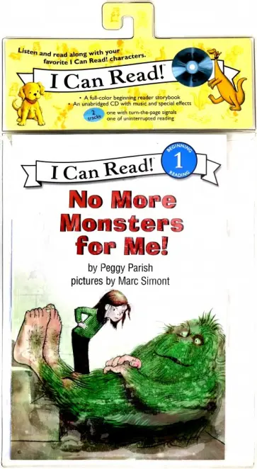 Peggy Parish - No More Monsters for Me! (Level 1) (+CD) обложка книги