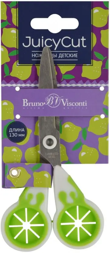 Ножницы детские "JuicyCut" (130 мм, в ассортименте) (60-0049) обложка книги