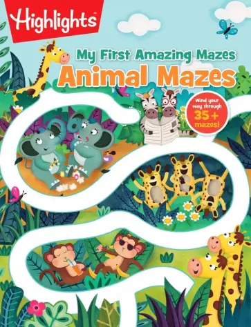 Highlights: Animal Mazes обложка книги