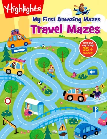 Highlights: Travel Mazes обложка книги