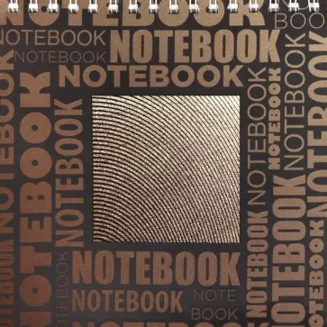 Блокнот Металлическое сияние, 60 листов, клетка обложка книги