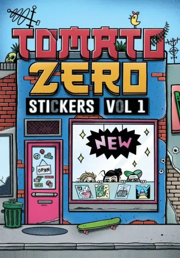 TomatoZero - Стикербук "TomatoZero" vol.1 обложка книги