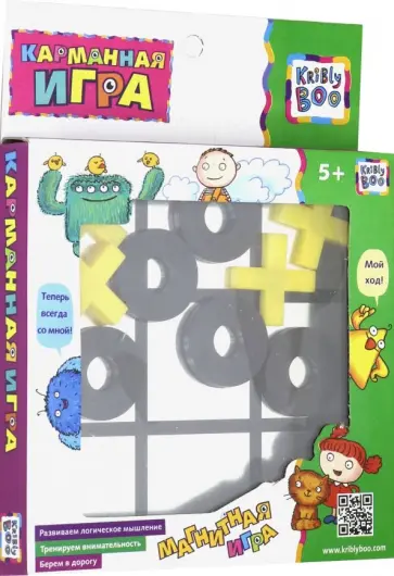 Карманная игра Крестики-нолики (68877) обложка книги