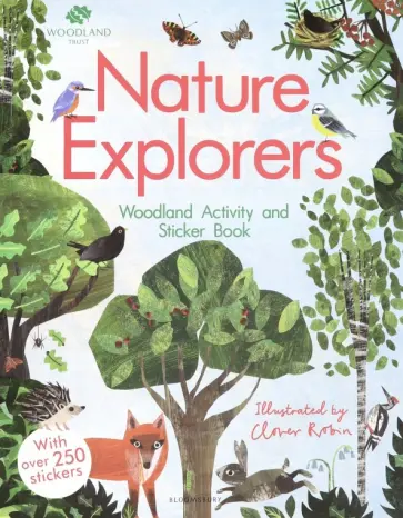 The Woodland Trust. Nature Explorers Woodland Activity and Sticker Book обложка книги