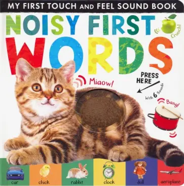 Libby Walden - Noisy First Words My First Touch & Feel Sound Book обложка книги