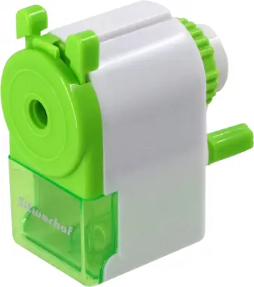 Точилка механическая Солнечная коллекция, 1 отверстие, зеленый обложка книги