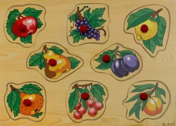 Развивающая деревянная игрушка "Южные фрукты" обложка книги