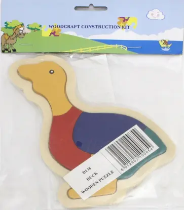Деревянный пазл "Утка" (D138) обложка книги