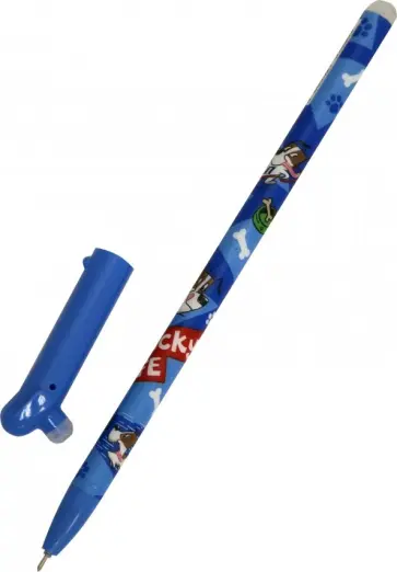 Ручка гелевая со стираемыми чернилами Gaffland, 0.5 мм синяя, в ассортименте обложка книги