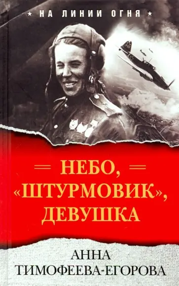 Анна Тимофеева-Егорова - Небо, "штурмовик", девушка обложка книги