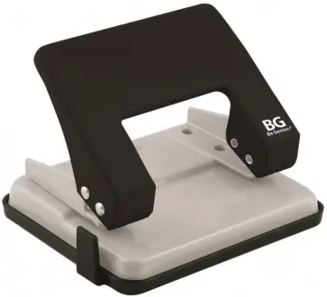 Дырокол металлический 20 листов,с линейкой,черно-серый (DMc_20a 6420) обложка книги