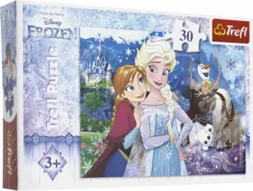 Puzzle-30 MIDI "Высвободи магию, Фрозен" (18225) обложка книги