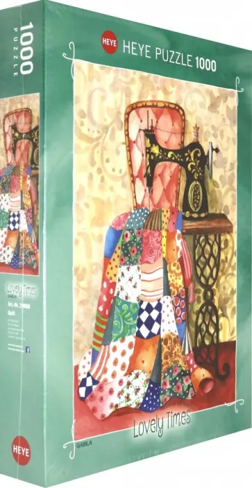 Puzzle-1000 "Стеганое одеяло" (29868) Puzzle-1000 "Стеганое одеяло" (29868) обложка книги