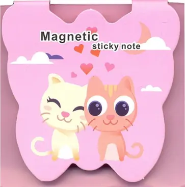 Блок для записи 60 листов "IN LOVE" липкий слой на магне (M-4727) обложка книги