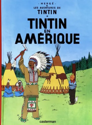 Herge - Tintin en Amerique обложка книги