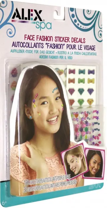 Набор стикеров для украшения лица (623090-5) обложка книги